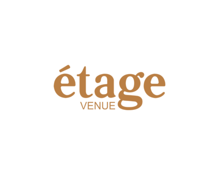 Etage Venue logo for luxury event and wedding venue 768x614
